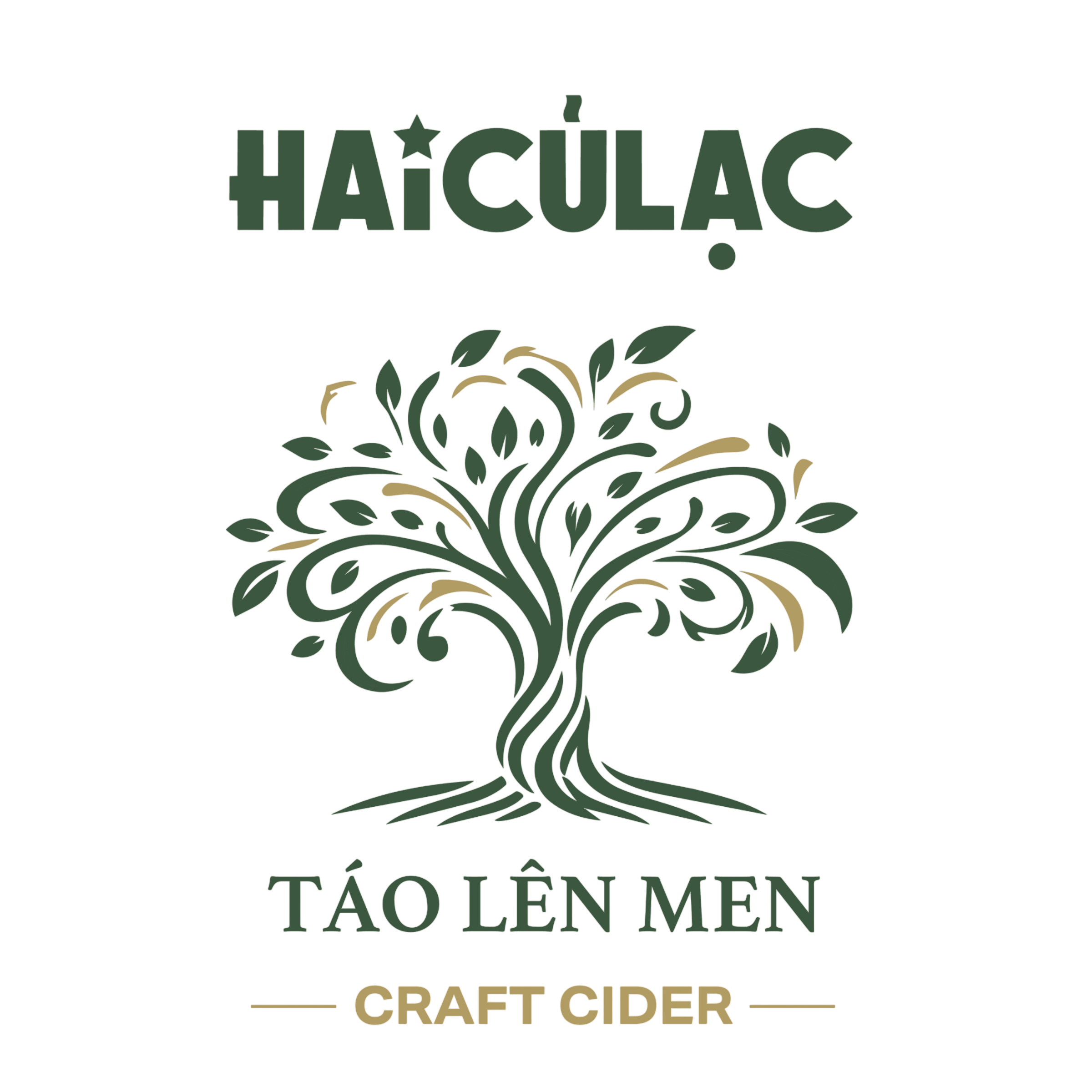 1. HAI CỦ LẠC – TÁO LÊN MEN (Apple Cider – 3.8% – IBU 0) Logo